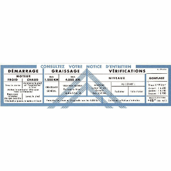 DASHBOARDKLEP STICKER