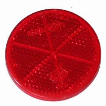 REFLECTOR 6 CM ROOD