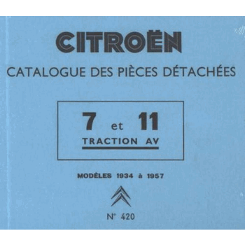 ONDERDELEN BOEK 7/11CV