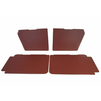 4 DEURPANELEN BRUIN SKAI