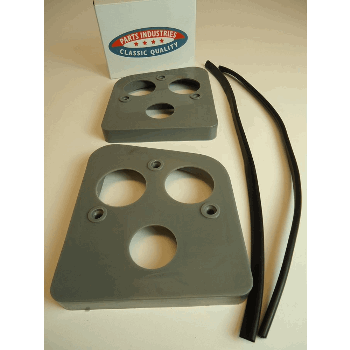 ACHTERLICHTPLAAT SET GRIJS