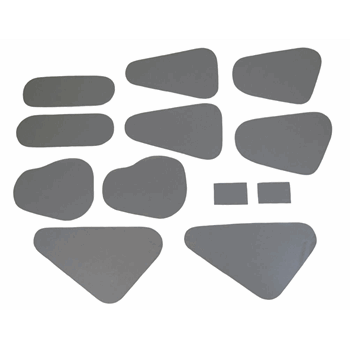 AFDICHTPLASTIC PORTIER (SET)