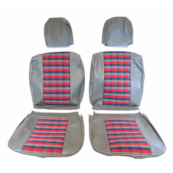 BEKLEDINGSET GRIJS SKAI