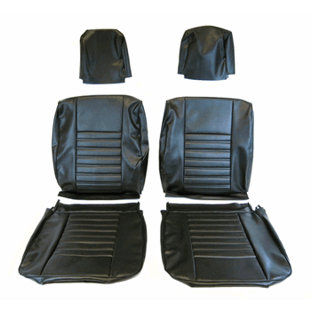 BEKLEDINGSET ZWART SKAI