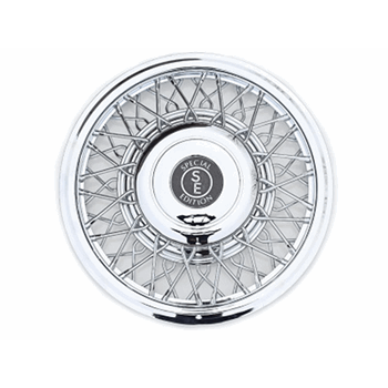 SPAAKWIELDOPSET CHROOM PLASTIC