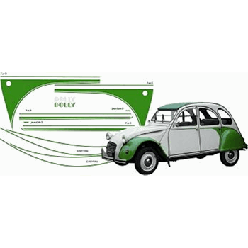 STICKERSET DOLLY VERT BAMBOU