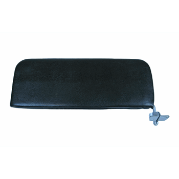 ZONNEKLEP LINKS ZWART + STEUN