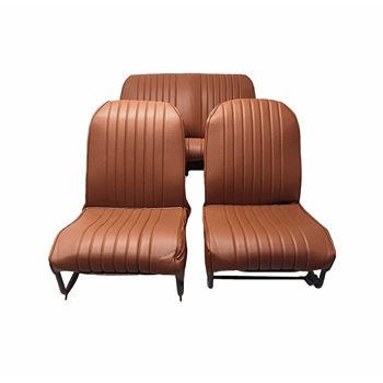 BEKLEDINGSET 2CV BRUIN SKAI ASYMMETRISCH