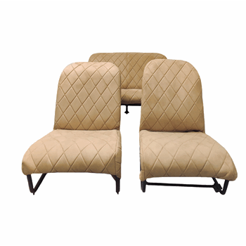 BEKLEDINGSET BEIGE LOSANGE SYMMETRISCH