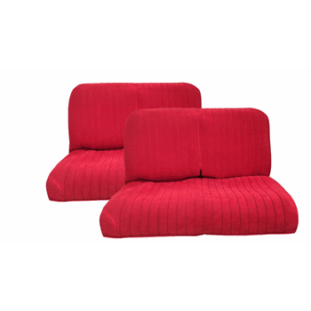 BEKLEDINGSET ROOD VELOURS CHENILLE AZAM