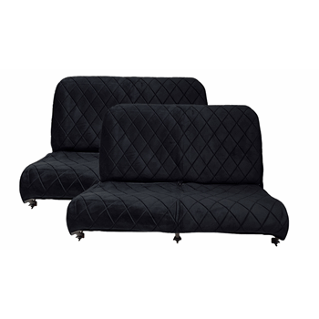 BEKLEDINGSET ZWART LOSANGE