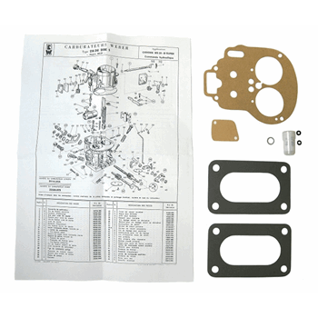 CARB.REP.SET WEBER 28/36 DMA