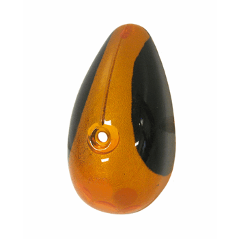 CLIGNOTEURKAP ACHTER ZWART/ORANJE CLIGNOTEURKAP ACHTER ZWART/ORANJE