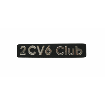 BADGE 2CV6 CLUB BADGE 2CV6 CLUB