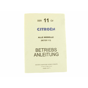 INSTRUCTIEBOEKJE 11CV 11D