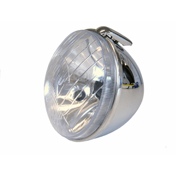KOPLAMP+HUIS H4 ROND CHROOM KOPLAMP+HUIS H4 ROND CHROOM