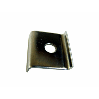 PLAATJE ACHTERPIJPRUBBER RVS