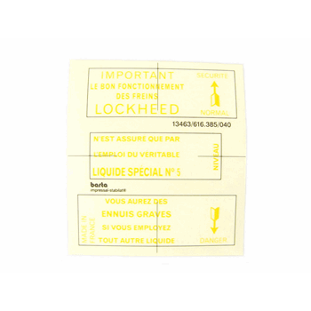 REMVLOEISTOF RESERVOIR STICKER