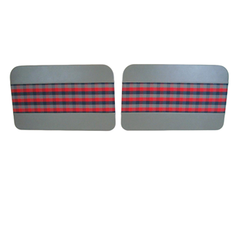 SET DEURPANELEN VOOR ROOD/BLAU