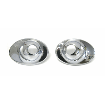 SET KOPLAMP POT STEUNEN CHROOM